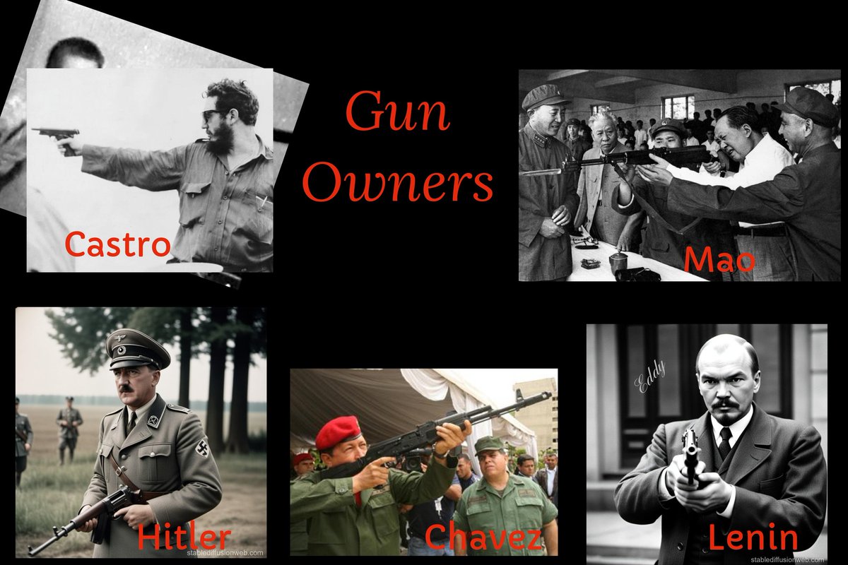 EddyGilley's tweet photo. @DLoesch Being a #GunOwner does not preclude you from being a #GunGrabber.
“All political power comes from the barrel of a gun. The Communist Party must command all the guns; that way, no guns can ever be used to command the Party.”
- Mao Zedong -
Semper Fi https://t.co/ilmy0LRFuL