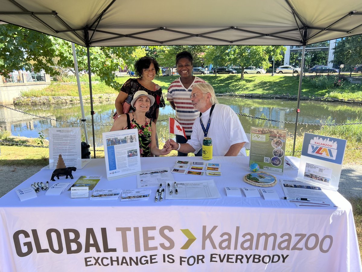 We're having a blast celebrating our community with our social worker guests from Germany. Pictured here are the last Night Market of the year and Saturday's Canadiana Fest. If you spot this great group out and about, be sure to say "Hi," or "Guten tag" if you sprich Deutsch.