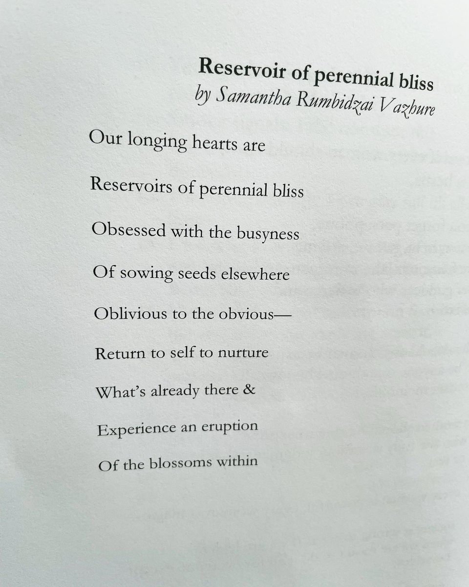 Rumbidzai (@samanthavazhure) on Twitter photo I’m beyond grateful to have 4 of my poems featured in this beautiful anthology, alongside 17 incredible women poets from around the world. Huge thanks to <a href="/katieemorann/">Katie Moran</a> and <a href="/EmpoweressPoets/">Empoweress Poetry Press</a> for making this collaboration possible! The book is available in hardback on Amazon💗📚 I’m beyond grateful to have 4 of my poems featured in this beautiful anthology, alongside 17 incredible women poets from around the world. Huge thanks to <a href="/katieemorann/">Katie Moran</a> and <a href="/EmpoweressPoets/">Empoweress Poetry Press</a> for making this collaboration possible! The book is available in hardback on Amazon💗📚