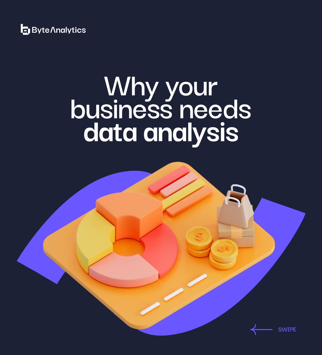 ByteAnalytics_'s tweet image. Why does your business need data analysis? 
Simple—because data is the key to unlocking your success! From smarter decisions to bigger profits, Byte Analytics has got you covered.
#ByteAnalytics #DataDriven #BusinessGrowth #SmartDecisions #AnalyticsForSuccess&quot;