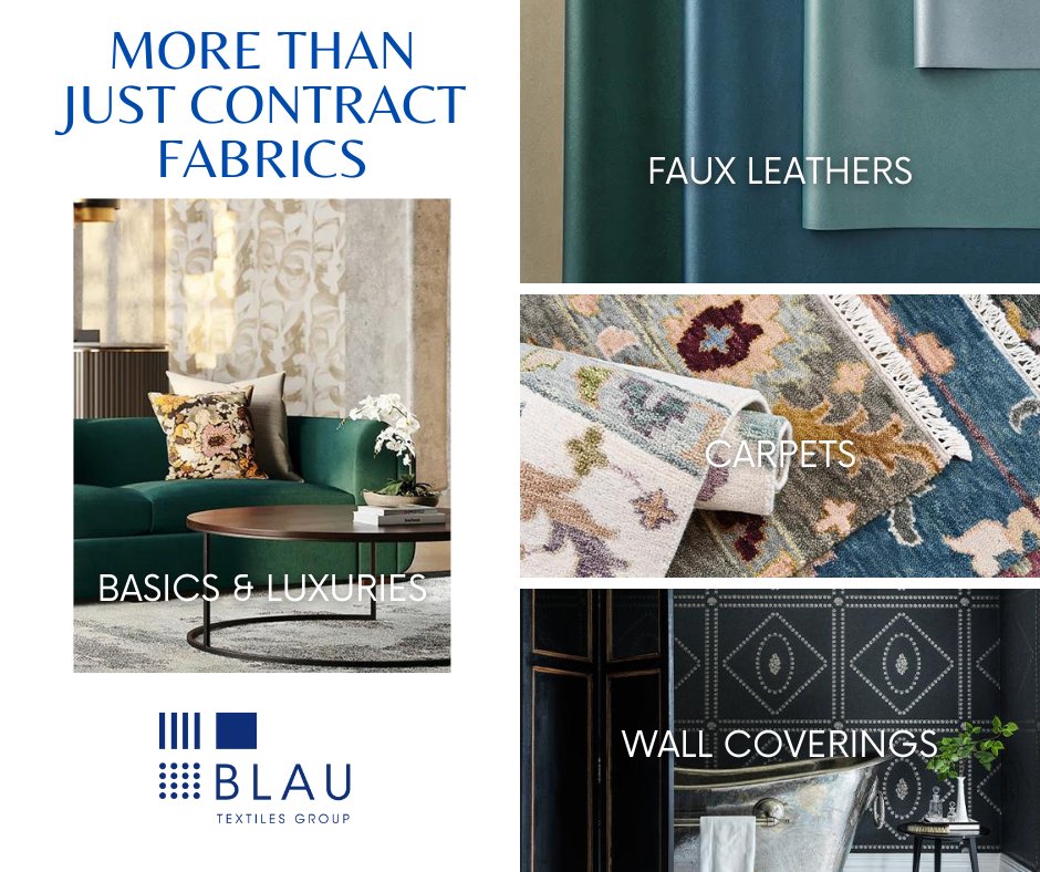 BlauTextiles's tweet photo. Blau Textiles Group – Your trusted textile experts since 1991. Based in New York and Boynton Beach, we export high-quality contract fabrics, lighting, carpet, and furniture across Central America and beyond. We’ve partnered with top interior designers and hotels in Costa Rica... https://t.co/AeCCanFNcv