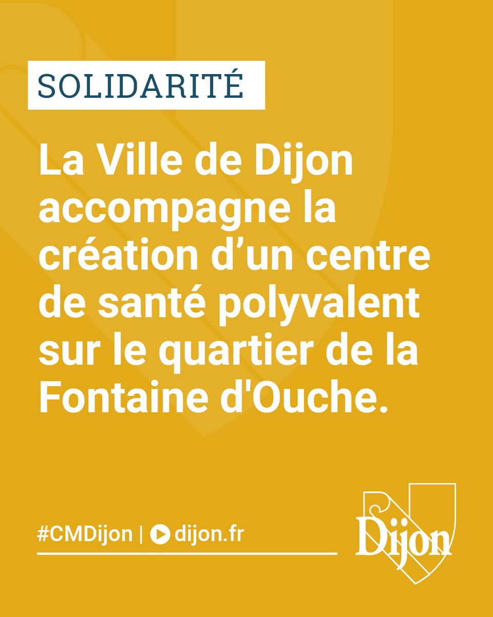 La Ville de Dijon accompagne la transformation du centre de soins infirmiers de la Fontaine d'Ouche en centre de santé polyvalent, pour renforcer l'accessibilité aux soins, la coordination avec les partenaires et l'accompagnement des patients. #Santé #FontainedOuche #CMDijon