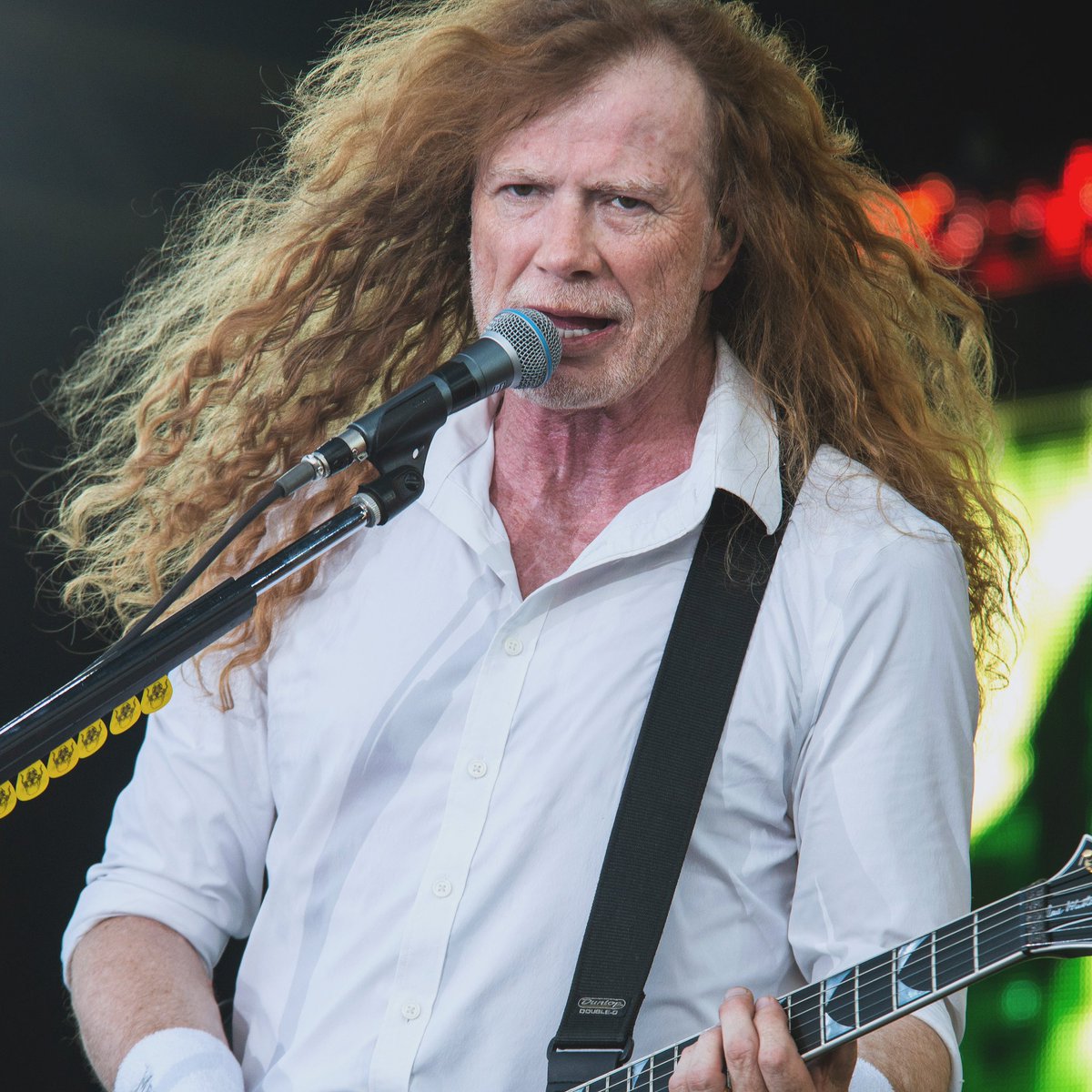 Megadeth’s Dave Mustaine on Peter Frampton blaming them for the cancellation of their gigs: “The decision was purely based on safety. It's disappointing when someone you admire talks out their ass about you.”
<a href="/DaveMustaine/">Dave Mustaine</a> <a href="/Megadeth/">Megadeth</a>