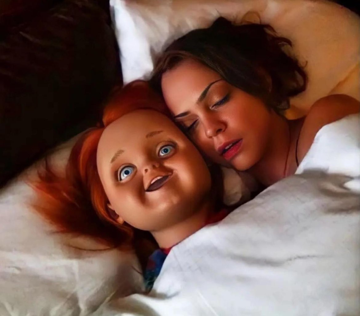 Me laid up with the same chick I swore to everyone that I was done f@king with.