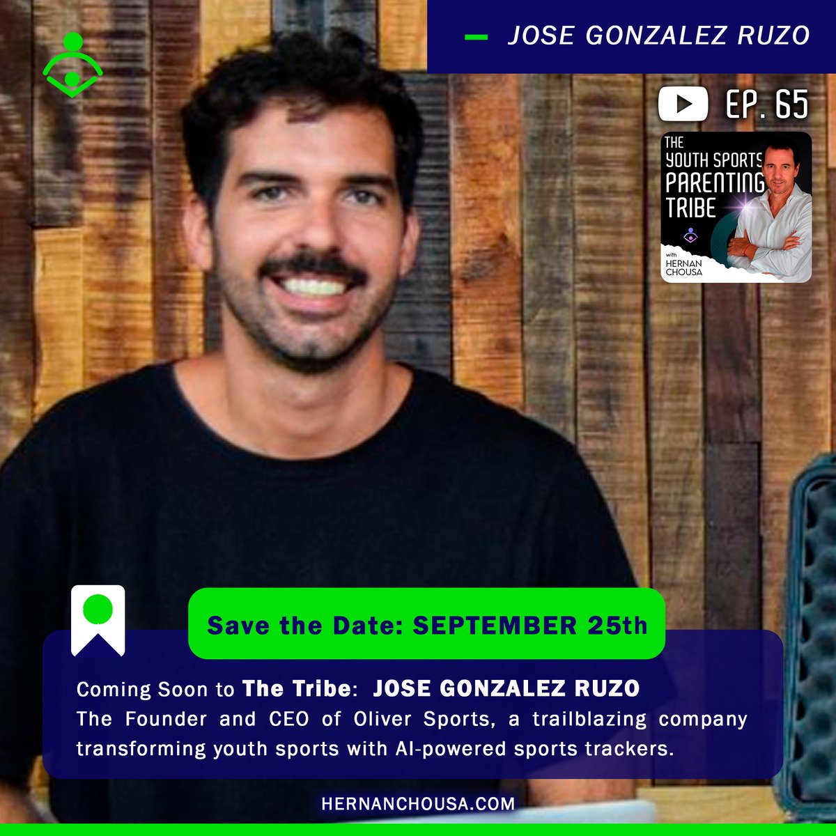 🚨 COMING SOON on The Youth Sports Parenting Tribe Podcast! 🎙️

🔔 Date: Wednesday, September 25th
🎧 Where: The Youth Sports Parenting Tribe
theyouthsportsparentingtribe.com

<a href="/jocegr/">Jose Gonzalez Ruzo</a> <a href="/oliversports_ai/">OLIVER SPORTS</a> #ComingSoon #AI #Technology #YouthSportsParenting #thetribe #podcast #hernanchousa