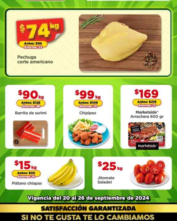 cazamx's tweet photo. 🍌🍅 Folleto y precios desde tienda Bodega Aurrerá Tianguis de frutas y verduras:
https://t.co/DO5kDm0Gzu https://t.co/J6sCwPZXkN