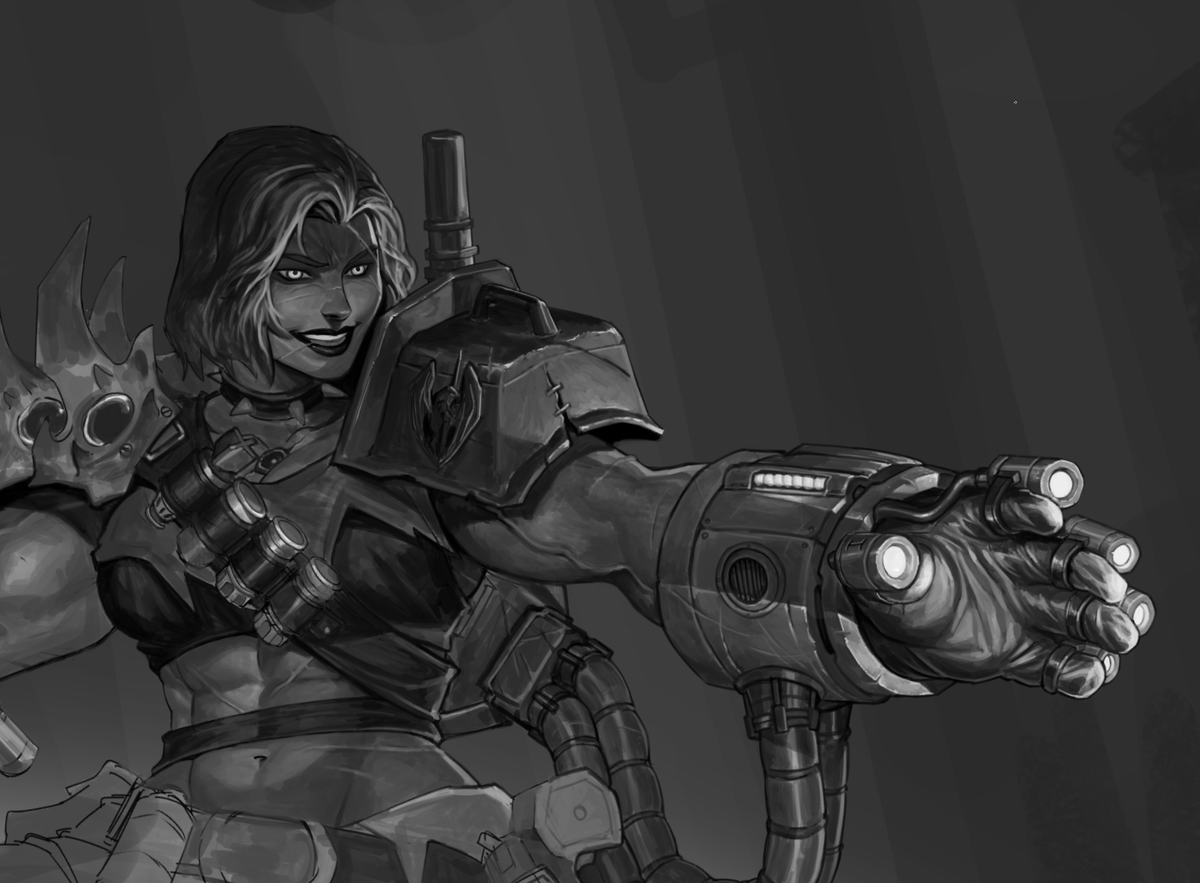 haverc123's tweet photo. 40k hive ganger commission WIP 
 #40k #warhammer40k #warhammerfanart #Spacemarine https://t.co/5sEDotgSe0