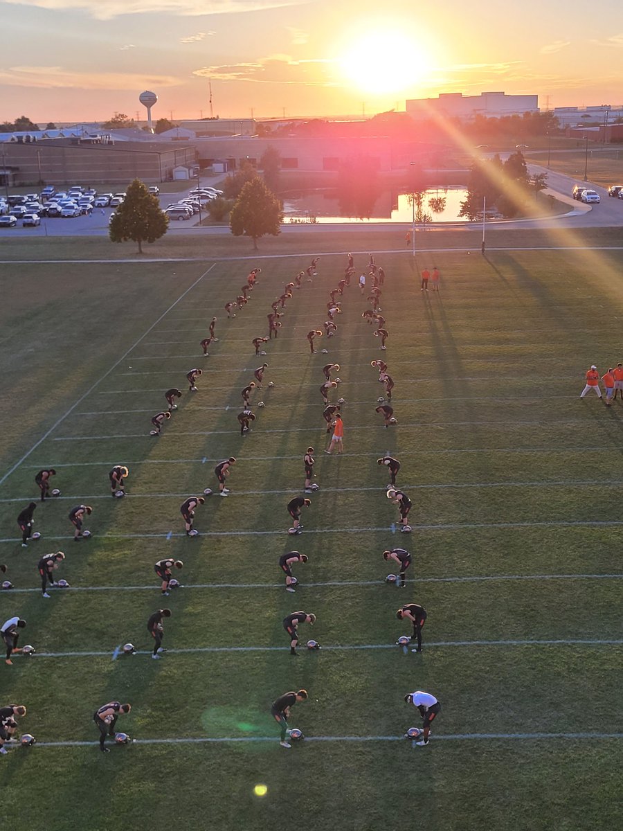 Coach Matt Smith (@coachsmith43) on Twitter photo It doesn't seem like much.  Warming up as a team, helmet at their feet, in lines, organized.  100% buy in from players, coaches, and community.
Some people just see a warm up.  We see discipline, hard work, dedication.  
The Little things make the big things!
 <a href="/Minooka_Indians/">Minooka Football</a> It doesn't seem like much.  Warming up as a team, helmet at their feet, in lines, organized.  100% buy in from players, coaches, and community.
Some people just see a warm up.  We see discipline, hard work, dedication.  
The Little things make the big things!
 <a href="/Minooka_Indians/">Minooka Football</a>