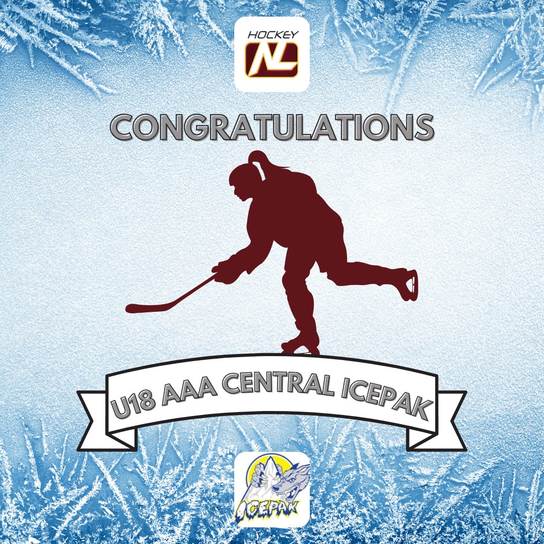 hockeynl1935's tweet photo. We are excited to announce the roster for the 2024-2025 Female AAA season! Congratulations to the talented players selected to represent the U18 AAA Central IcePak. We look forward to an incredible season ahead!

Please see our website https://t.co/opRchBpTWm for the roster https://t.co/kOUF46x9IB