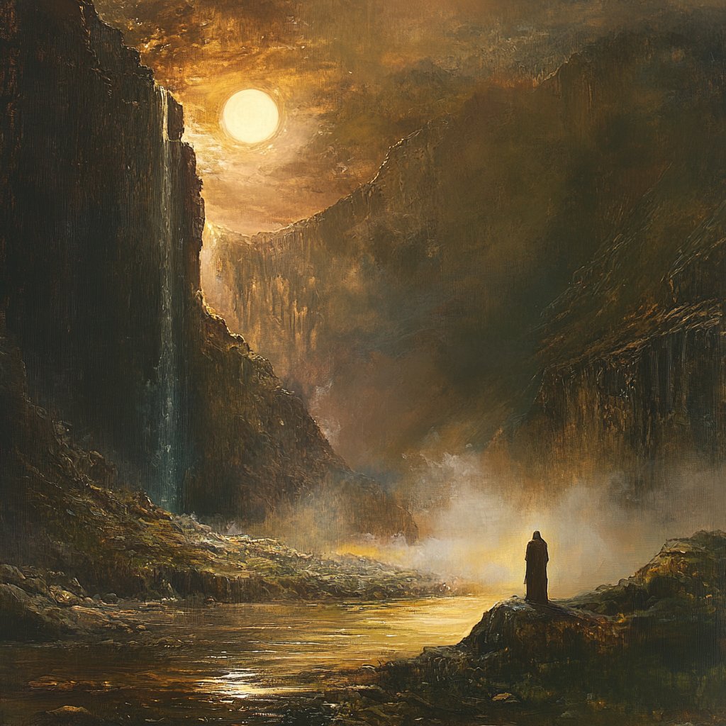 1789Johnson's tweet photo. Wanderer
#AIArt #AIFantasyArt #AIArtCommunity #Art #DigitalArt
#MoonlitValley #MysticalJourney #EpicFantasyScene #SilentWanderer #MoonlitAdventure #EtherealNight #FantasyLandscape #DarkFantasyArt #LonelyPath #MoonlightReflections https://t.co/8PFdwm3g4H