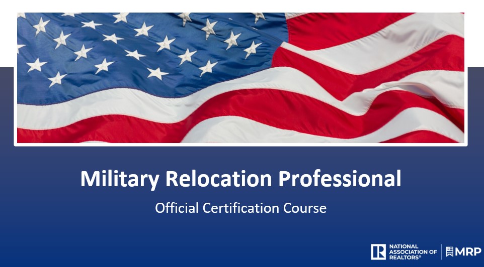 ChasREALTORS's tweet photo. The Military Relocation Specialist (MRP) certification gives your the specialized skills to understand their unique needs and timetables to become a valuable asset in finding military members, veterans, and their families housing. https://t.co/eyuWeUxfN7 https://t.co/WPtZxoE5NK