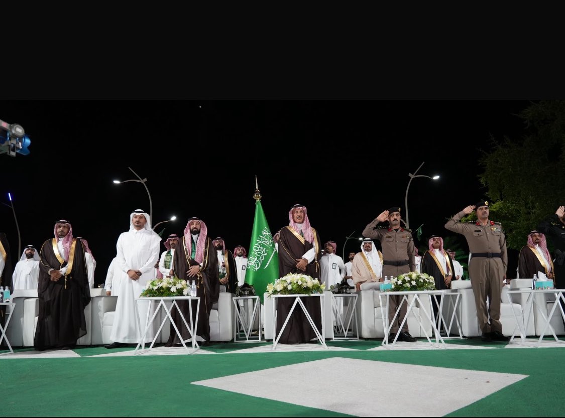 تشرفت هذا اليوم بحضور حفل اهالي محافظة دومة الجندل بمناسبة #اليوم_الوطني_السعودي94  🇸🇦
٩٤ عام من الأمن والأمان والمجد والتطور.