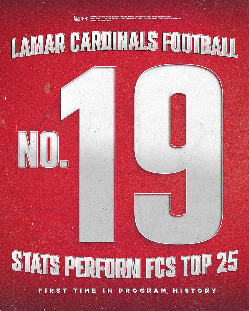Cardinals Jump to 19 in Top 25 Poll #WeAreLU

Story: tinyurl.com/59yea26e