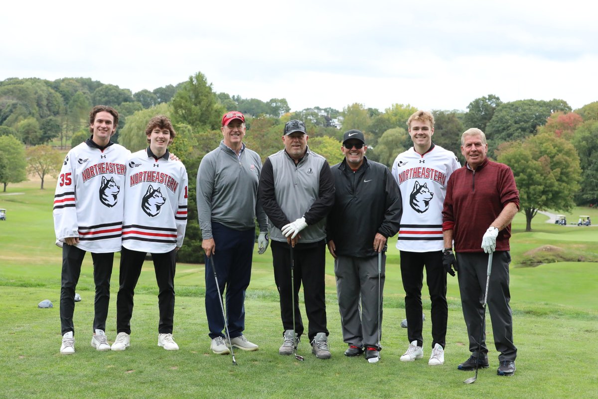Northeastern Men’s Hockey (@gonumhockey) on Twitter photo Had a tee-rific time at our annual Friends of Northeastern Men's Hockey Golf Tournament ⛳️ Had a tee-rific time at our annual Friends of Northeastern Men's Hockey Golf Tournament ⛳️