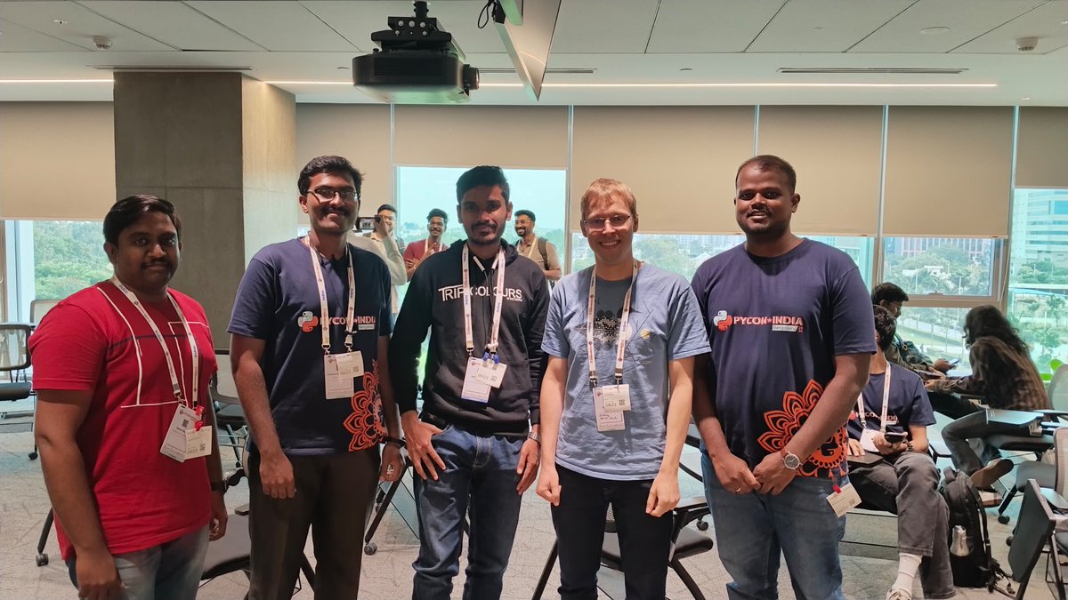 mukeshmahendran's tweet image. It&apos;s an official wrap up of  @pyconindia 🐍. It is a pleasure meeting people such as @dontusethiscode , @marsbarlee and Sebastian and many other incredible folks. Dev sprint 🖥️is amazing today. Thanks for the organisers for the amazing event.
#PyConIndia2024 #Bengaluru #Python