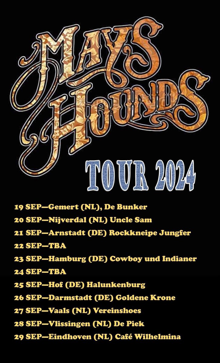 Tonight at Cowboy und Idianer, Hamburg. #stpauli #reeperbanh #southernrock