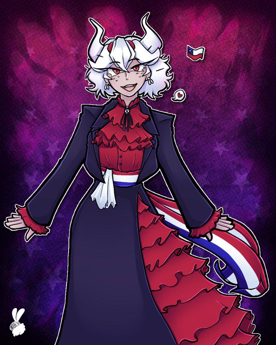 JNacha_373's tweet image. ୭🧷° Beelze Huasa elegante 🇨🇱◞♡°
#Beelzebub #Helltakerfanart #Helltaker #fanart #digitalart #drawings #dibujodigital #dibujos #FiestasPatrias #Chile
