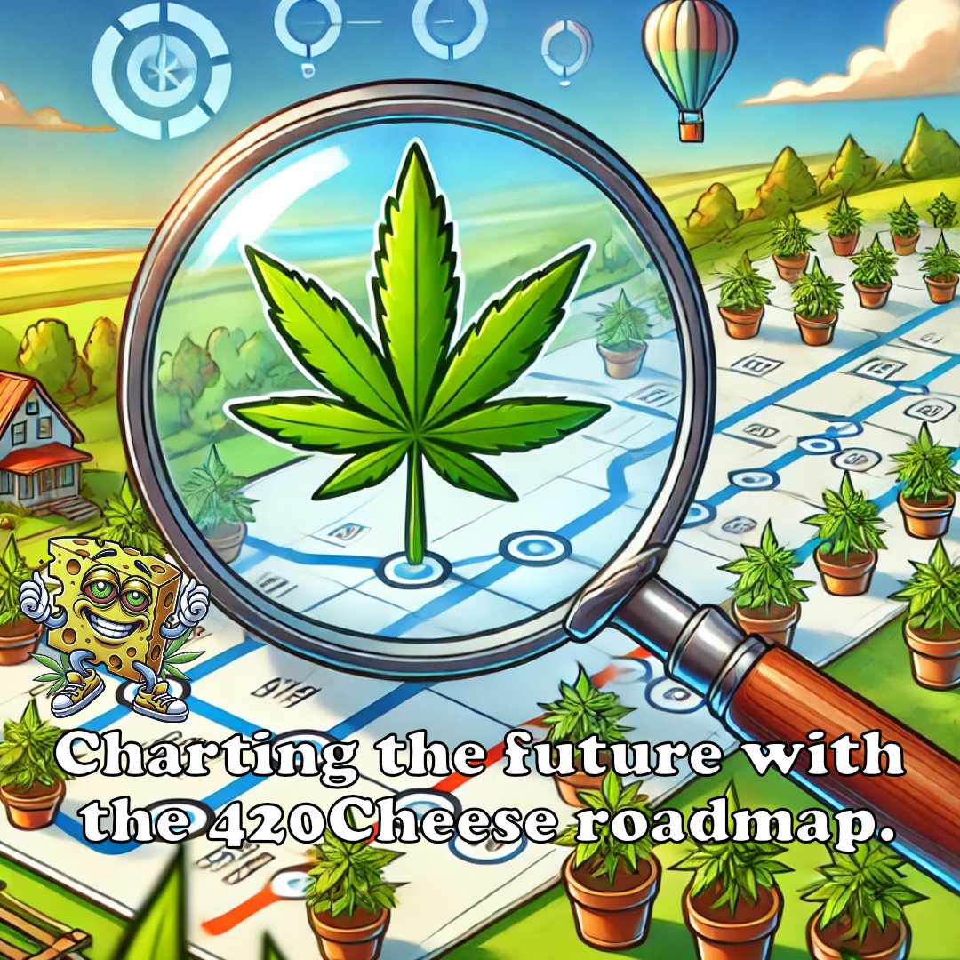 420Cheeseio's tweet photo. Charting the future of green investments! 🗺️🌱 Stay ahead with 420Cheese and follow our roadmap to success! 🚀

#420Cheese #RoadmapToSuccess #Crypto #Cannabis #CryptoJourney #420 https://t.co/1bpG2onLkI