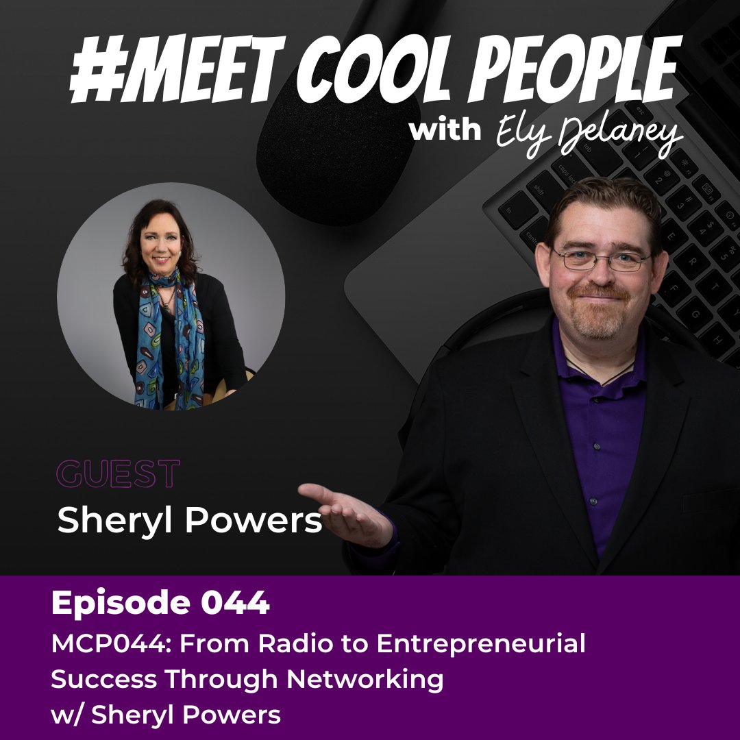 elydelaney's tweet photo. 🎙Last week on the #MeetCoolPeople Podcast, I had an awesome conversation with Sheryl Powers, of M Power Advantage. If you missed it you’ll want to stop and get it added to your playlist now!

🔗 Listen here: https://t.co/63Wdn8xA5b

#Entrepreneurship #Networking #MeetCoolPeople https://t.co/DHOd4ZlQ99