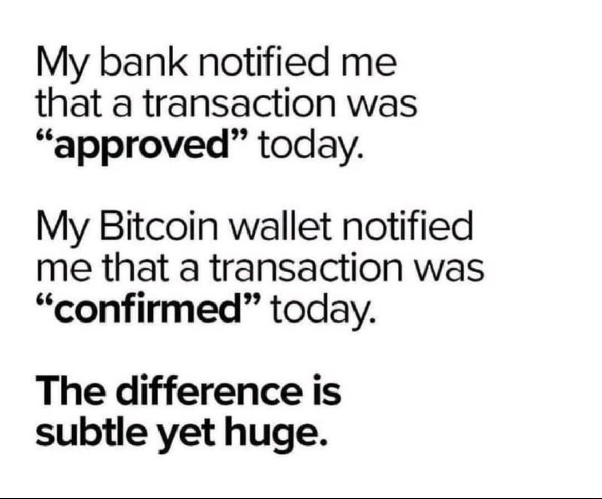 RateYourXchange's tweet photo. If they can decide to approve or discard your transaction, is it really your money? https://t.co/s2iR9AjiPQ