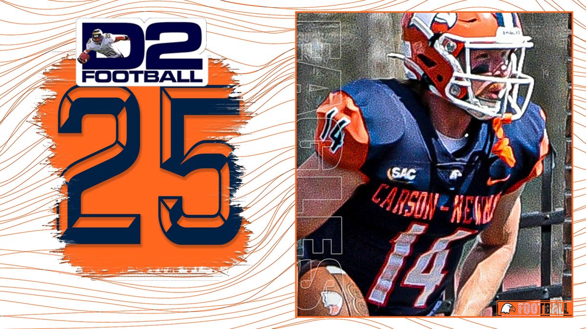 Carson-Newman Athletics (@cn_eagles) on Twitter photo For the first time since 2014, <a href="/cnfootball/">Carson-Newman Football</a> is nationally ranked in the month of September.
Eagles are ranked for the first time overall since the 2021 preseason poll.
<a href="/D2Football/">D2Football</a> slots the Eagles in 25th
📋 cneagles.com/x/jkzte
#TalonsUp x #Brotherhood For the first time since 2014, <a href="/cnfootball/">Carson-Newman Football</a> is nationally ranked in the month of September.
Eagles are ranked for the first time overall since the 2021 preseason poll.
<a href="/D2Football/">D2Football</a> slots the Eagles in 25th
📋 cneagles.com/x/jkzte
#TalonsUp x #Brotherhood