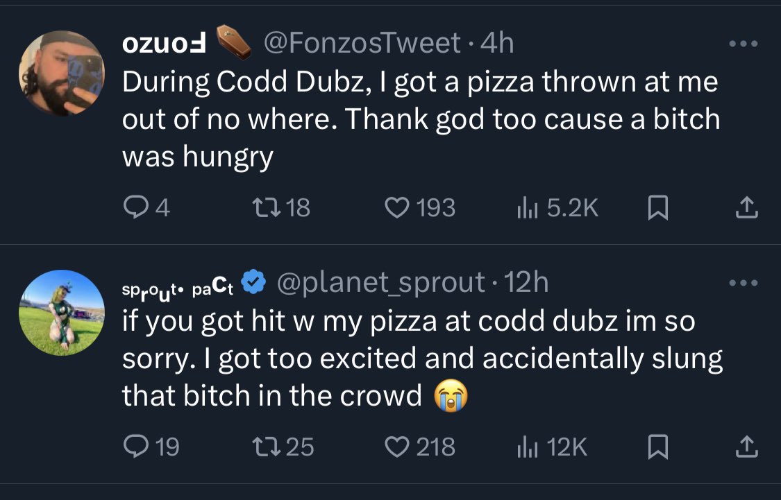 Codd Dubz set be like