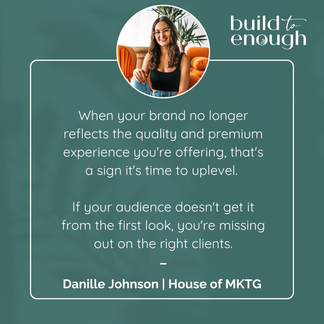 littlefishcpa's tweet image. Is your brand ready to go from DIY to pro?
🎙️ In the latest #BuildToEnough episode, I'm joined by Danielle Johnson from @HouseofMKTG to help you spot the signs it's time to make the leap!
bit.ly/4goMcdX
#BrandGrowth #Entrepreneurship #Marketing #BuildtoEnough