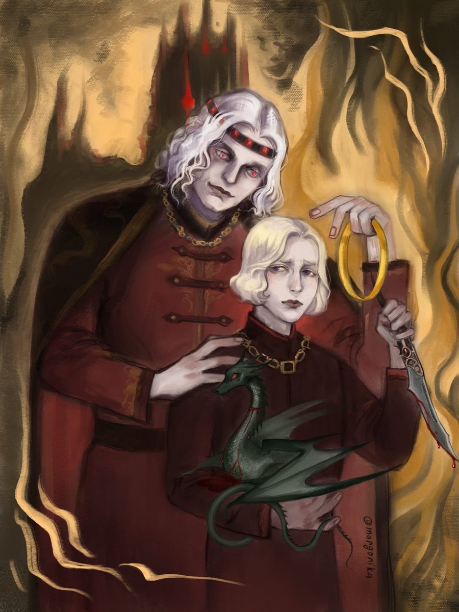 Commission 🐲
Aegon II and Aegon III
#hotd #HouseoftheDragon #Commission