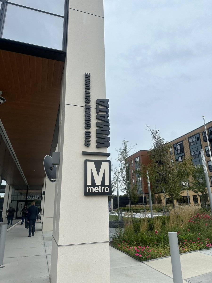 Second meeting of the DMVMoves Taskforce complete. Metro’d out to New Carrollton. 

Started finally getting to the meat &amp; potatoes which is a regional dedicated funding source for WMATA. Def going to be interesting as 1 jurisdiction will be in the middle of an election yr in ‘25