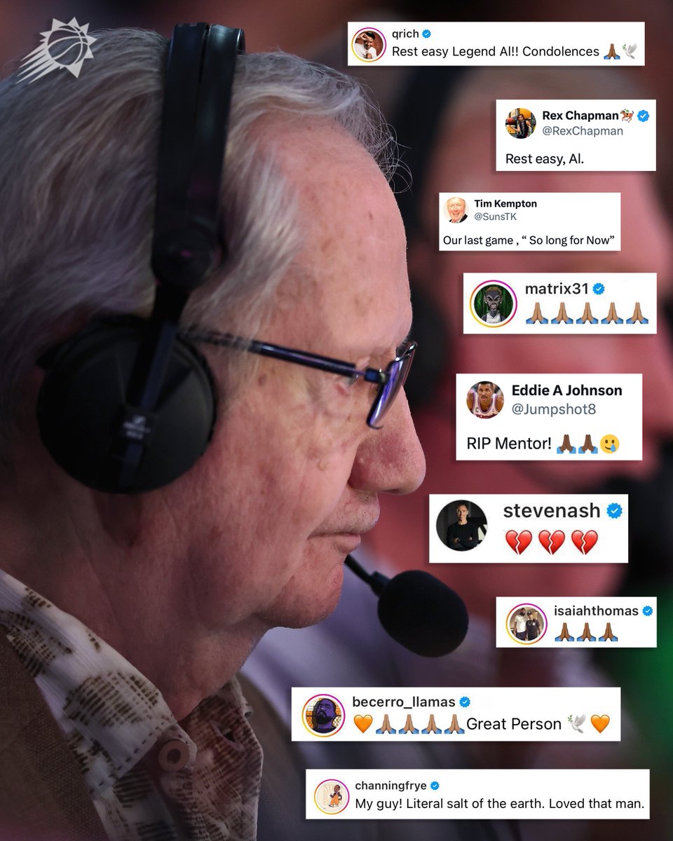 Suns's tweet photo. Forever the voice of the Phoenix Suns 🎙️ https://t.co/SiuEEfjVUh
