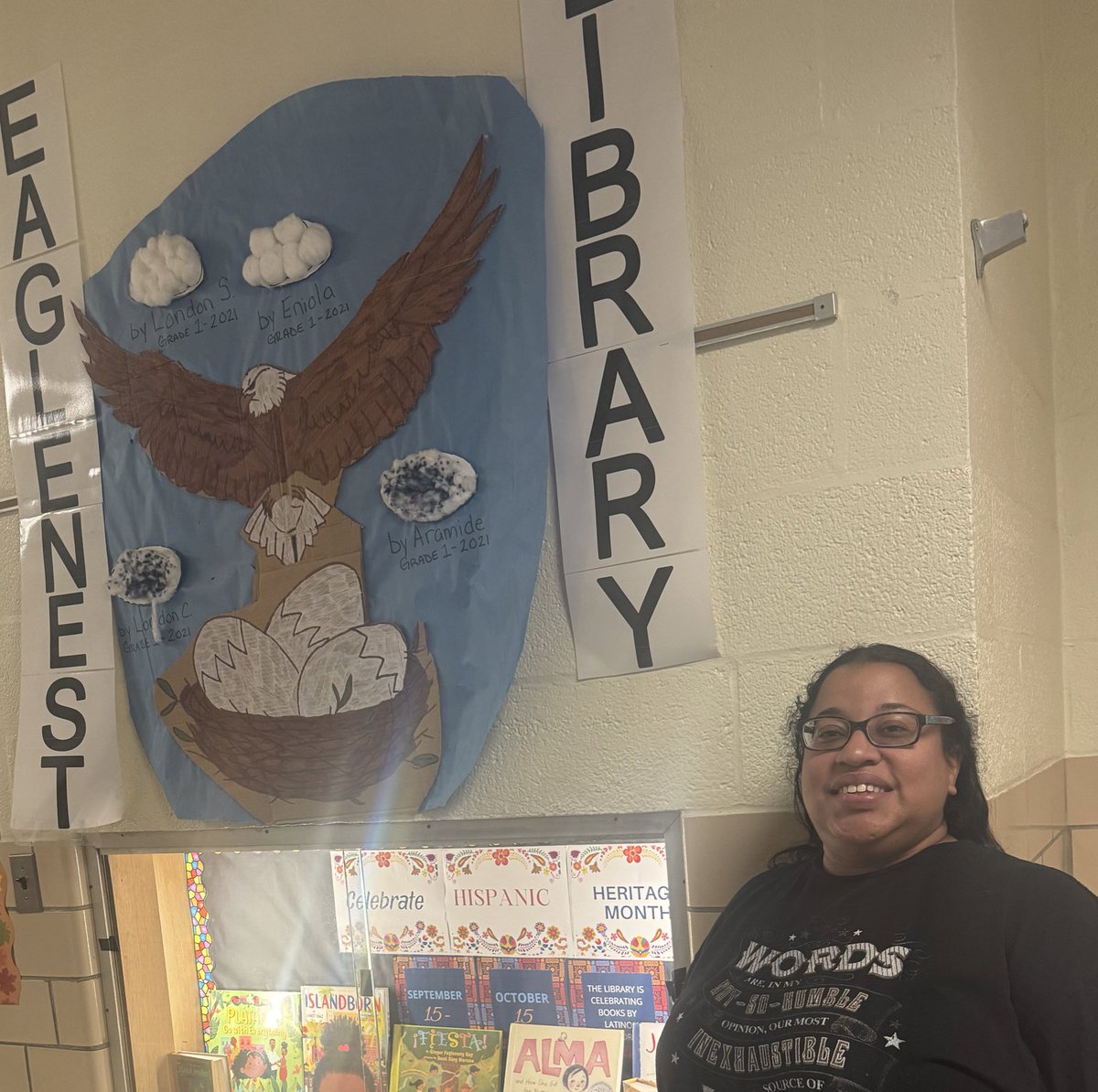 Stacey Addy (@mrsaddy_) on Twitter photo Hispanic Heritage Month in full effect <a href="/ScottsBranchES/">Scotts Branch Elementary School</a> check out Ms. Ramirez Pessaro our librarian’s displays. 🦅 🌟 📚 @LTillSBES <a href="/Mes_sjasper/">Stephen Jasper</a> <a href="/mrshguenther/">Mrs. Guenther</a> <a href="/msdehaan_bcps/">Katelynne de Haan</a> Hispanic Heritage Month in full effect <a href="/ScottsBranchES/">Scotts Branch Elementary School</a> check out Ms. Ramirez Pessaro our librarian’s displays. 🦅 🌟 📚 @LTillSBES <a href="/Mes_sjasper/">Stephen Jasper</a> <a href="/mrshguenther/">Mrs. Guenther</a> <a href="/msdehaan_bcps/">Katelynne de Haan</a>