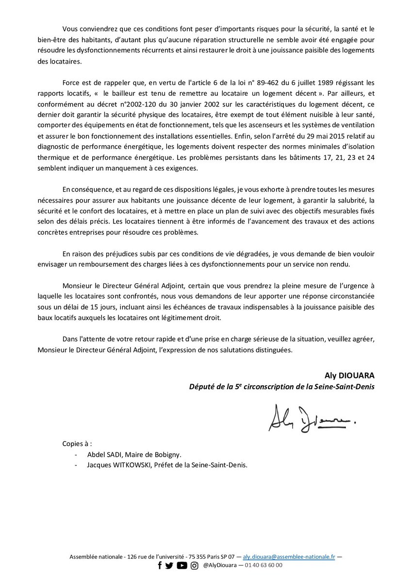AlyDiouara's tweet photo. 📬 COURRIER LOGIREP
Comme je m’y étais engagé auprès des locataires, je me suis rendu sur place afin d’insérer dans les plus de 400 boîtes aux lettres, une copie du courrier adressé au Directeur général adjoint du groupe #Logirep.
#NouveauFrontPopulaire
#AlyDéputé
💜🧡 https://t.co/lYB9Rwqces