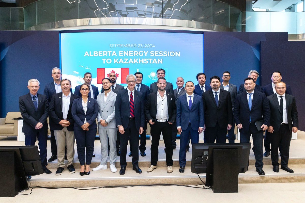 🔹Alberta business mission is discussing energy projects in #Astana. Hope to see #Canadian business more widely represented in #Kazakhstan🇰🇿🤝🇨🇦

#albertaprovince
#energycooperation 
#AIFC