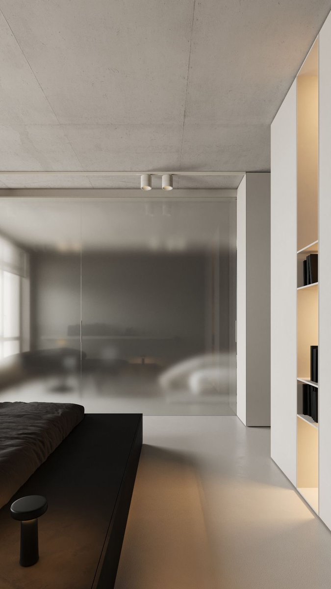 Frosted glass is such an underrated interior design element