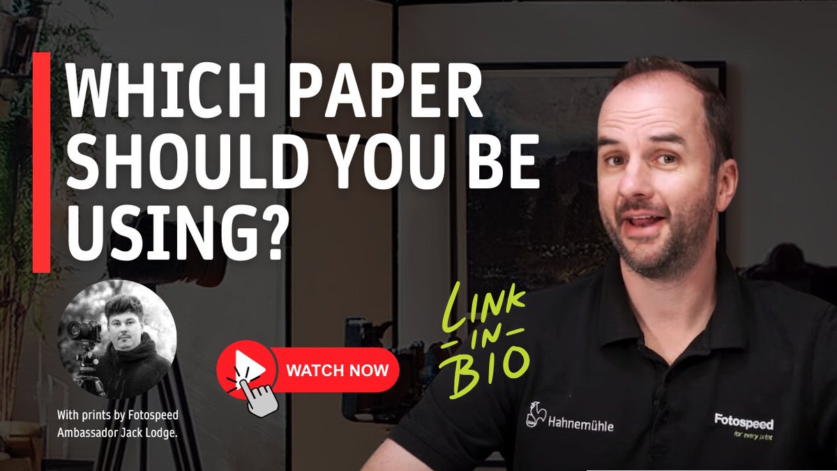 Fotospeed's tweet photo. This week, Timโs been choosing the perfect paper for Jack Lodge's incredible photography, showing just how personal paper choice can be. No two photographers are the same, and neither are their prints!
https://t.co/4vnvkxxh9D
#PhotographyTips #Fotospeed #PaperChoice https://t.co/IC8iLunhOr