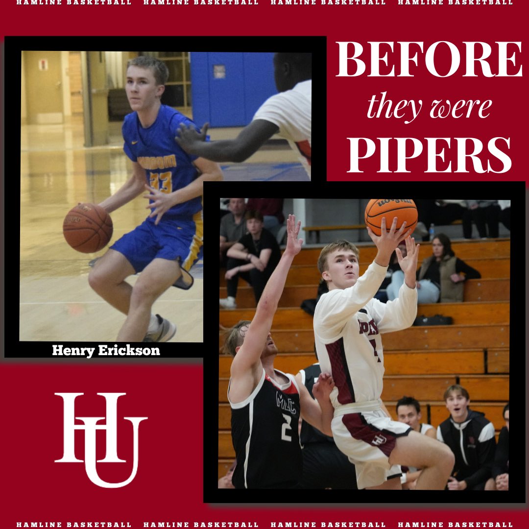 Prior to arriving in St. Paul, soph Henry Erickson was a 2x All-Big South and All-Area selection for Windom High School in Minnesota. #RollPipes