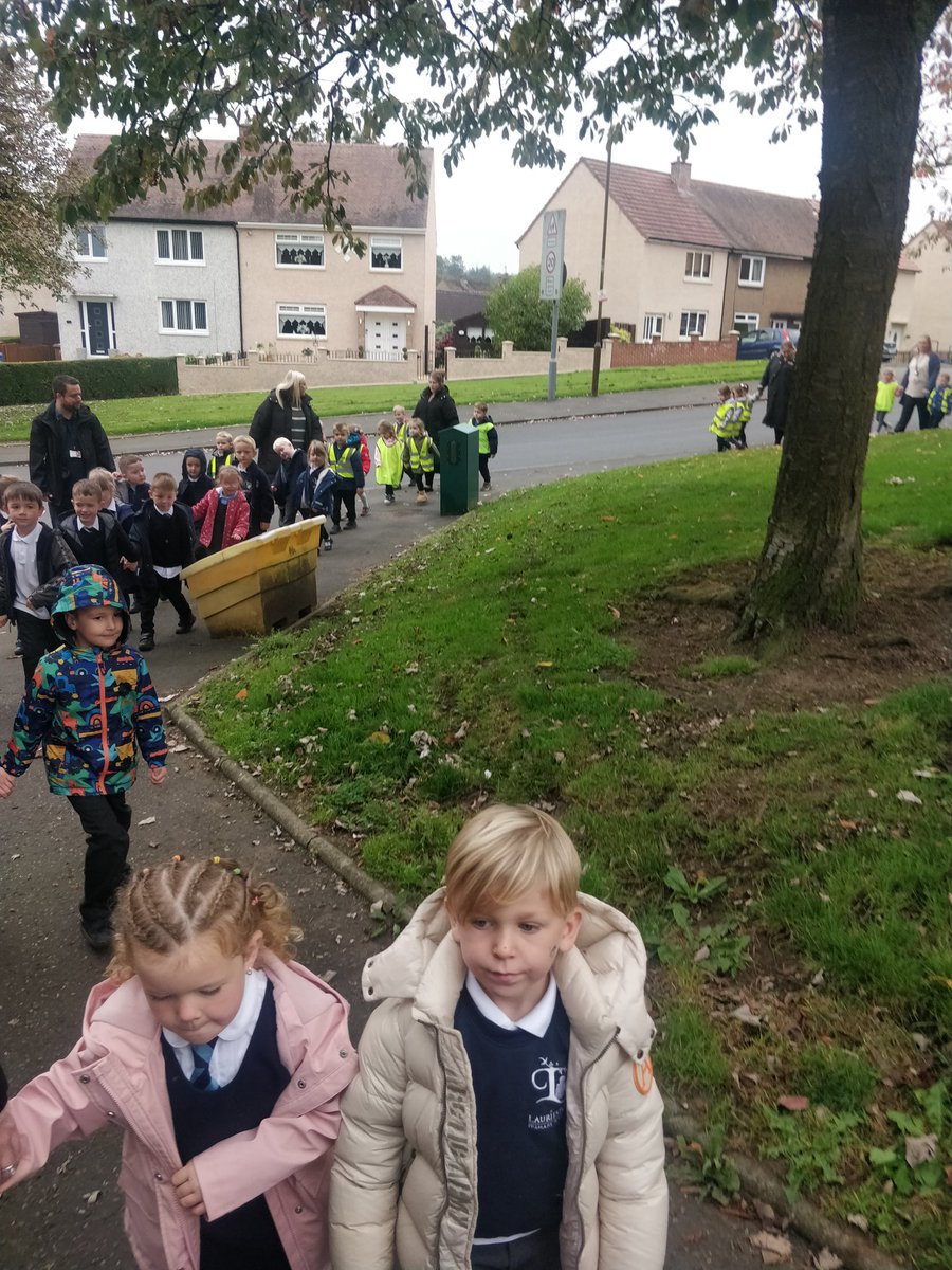 It was the launch of our whole school sponsored walk this afternoon. All of the pupils did a great job, walking for 1km around our community! Some children from <a href="/LauriestonNC/">Laurieston Nursery</a> joined us as well which made it even more special. <a href="/LauriestonP21/">P2/1 and Mrs Marjoribanks</a> <a href="/P1Laurieston/">Laurieston P1</a>