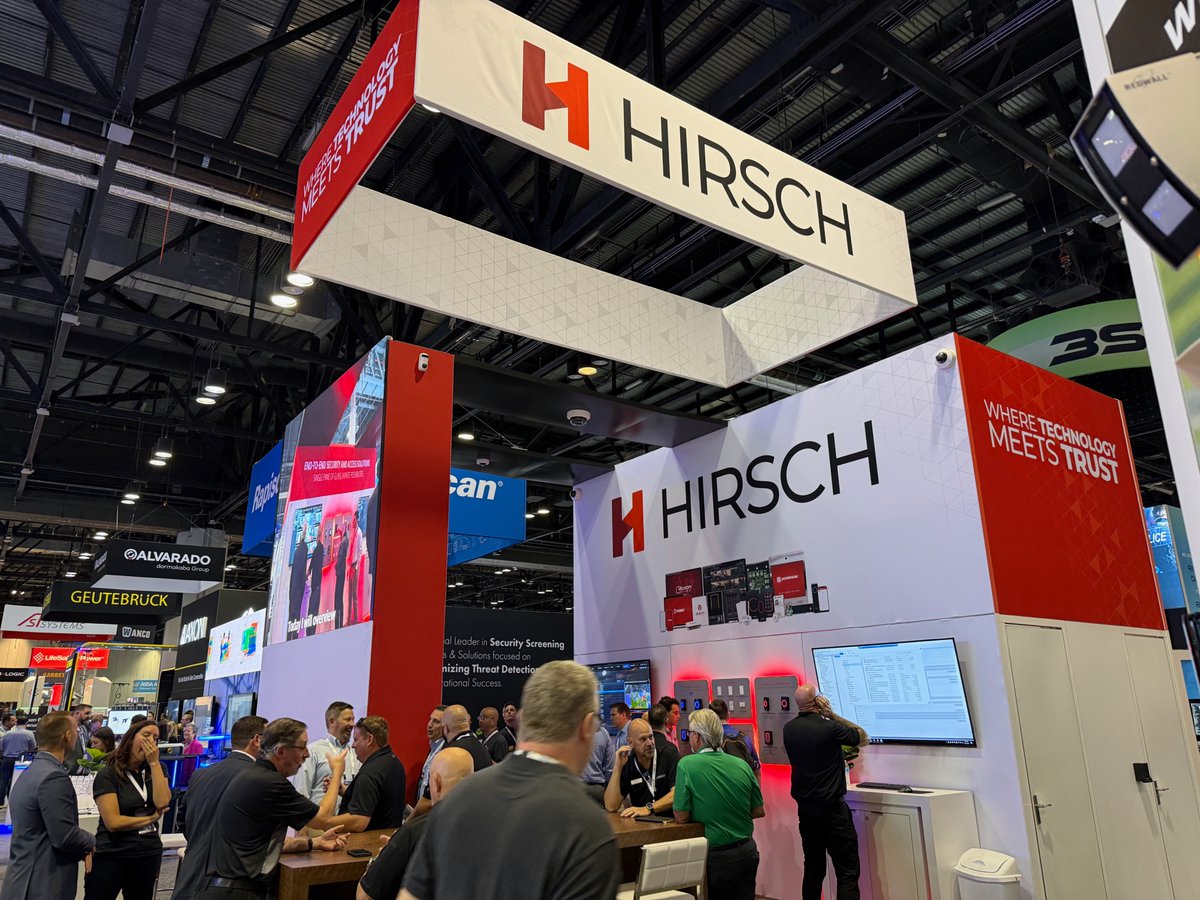 We're taking a look at what all of our partners are up to one day one of #GSX2024. To start off, Hirsch at Booth 2327 is showing off a wide variety of security products including  access control, video surveillance identity management, and access control.
