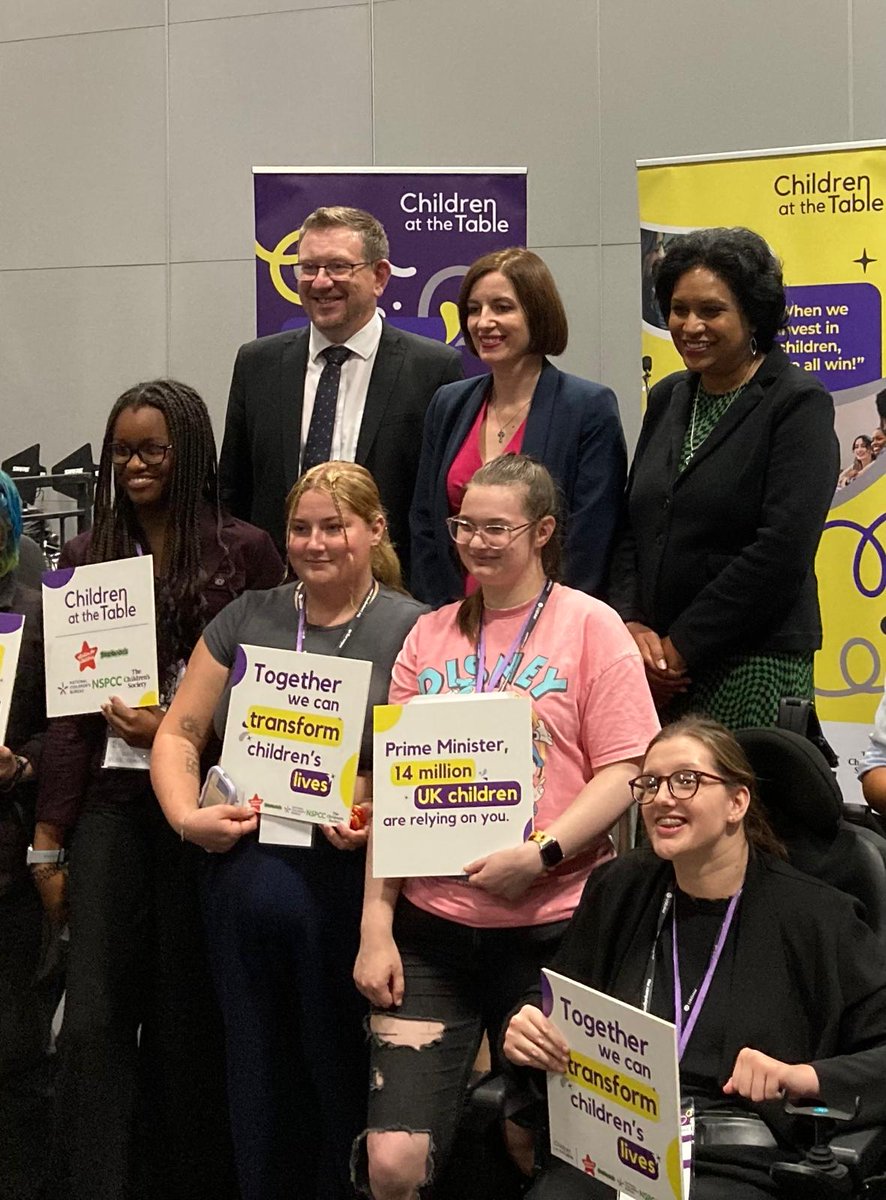 Great to see all these Ministers at the
#ChildrenAtTheTable reception today. It was refreshing to hear them pledge to work together address child poverty, children's health, increase early intervention and ensure children's voices will be at the centre. #LabourConference24