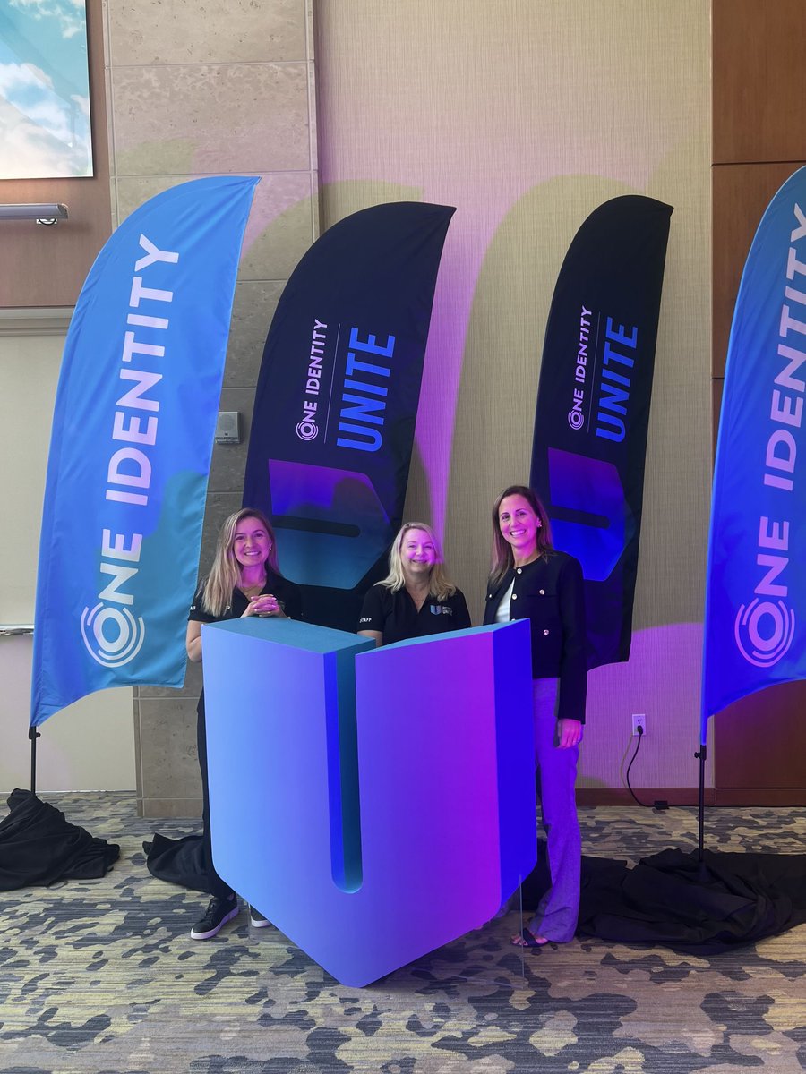 OneIdentity's tweet photo. #OneIdentityUNITE kicks off this week!

We're thrilled to bring our incredible community of customers and partners together once again. Our team was up early to make the final preparations for a week of insights, collaboration and innovation around Unified #IdentitySecurity. https://t.co/rMrdV3kc30