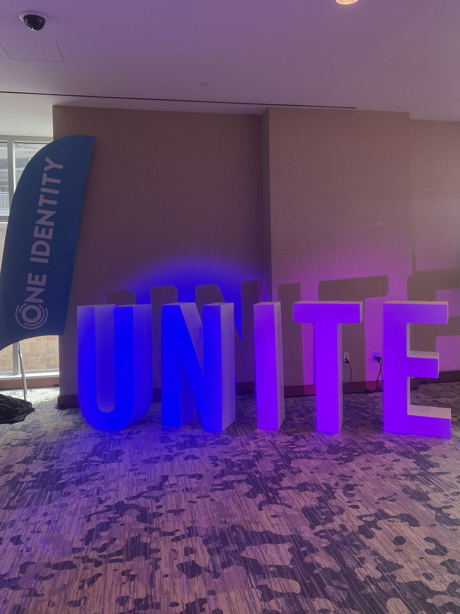 #OneIdentityUNITE kicks off this week!

We're thrilled to bring our incredible community of customers and partners together once again. Our team was up early to make the final preparations for a week of insights, collaboration and innovation around Unified #IdentitySecurity.