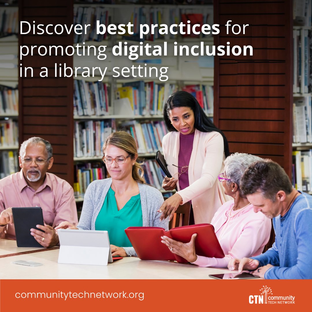 2digitalLIFT's tweet image. 📚 Calling all #librarians, library staff, &amp;amp; volunteers (including #DigitalNavigators)! Want to empower more patrons with #digitalskills? Dive into our online course offering practical tips on fostering #digitalinclusion within libraries. Sign up today! ow.ly/eoGv50T77HO