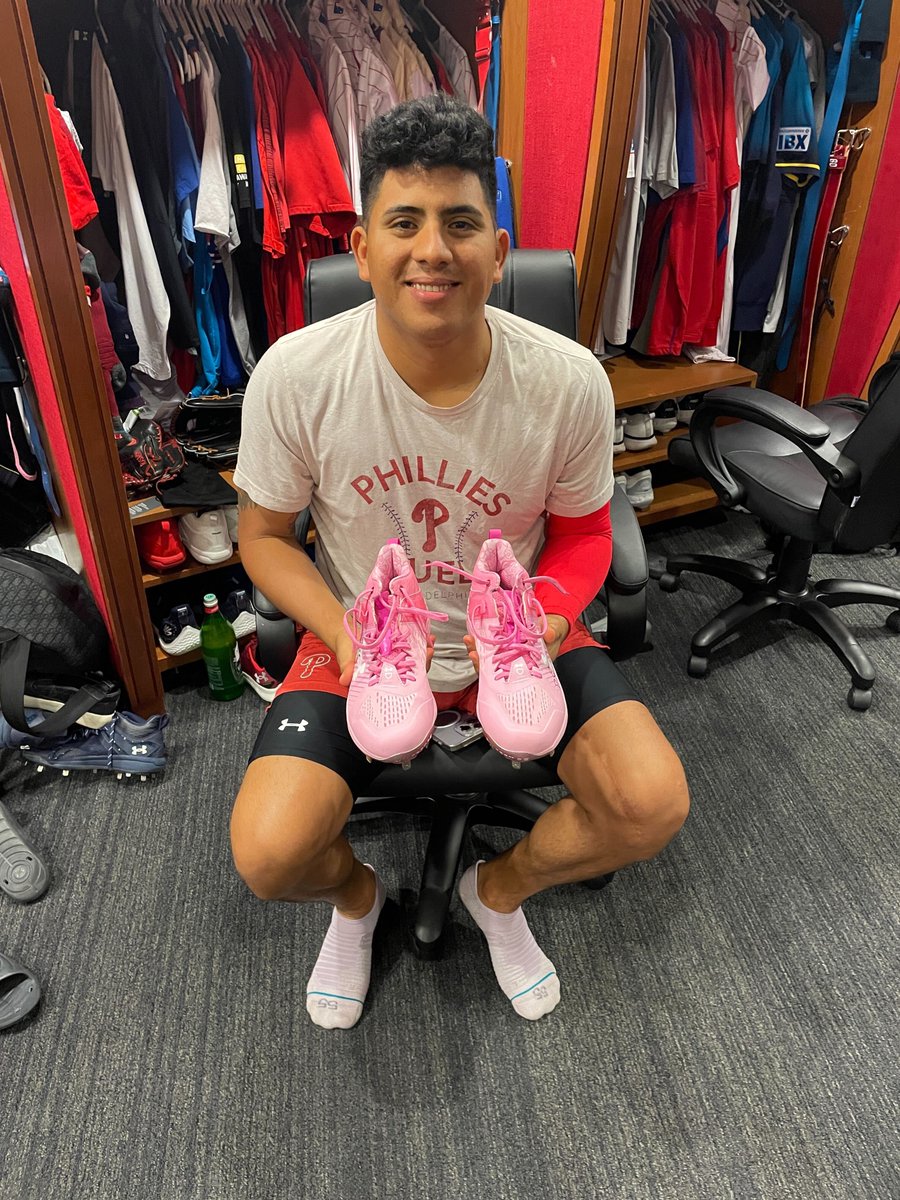 We're starting our Fan Appreciation Day giveaways early...

REPOST using #2024PhilsFanSweepstakes for a chance to win an autographed pair of cleats from Ranger Suárez!

No purchase necessary. Enter by 11:59 P.M. ET on 9/26.
See official rules: atmlb.com/3MYn6Ff