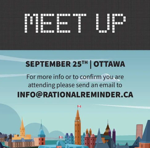 Rational Reminder Podcast (@rationalremind) on Twitter photo Ottawa listeners! Come meet up with us this Wednesday, September 25 at 5:00pm! Grab a drink and chat about the pod with <a href="/benjaminwfelix/">Benjamin Felix</a> and <a href="/CameronPassmore/">Cameron Passmore</a>.
📩Email or DM us for location and time Ottawa listeners! Come meet up with us this Wednesday, September 25 at 5:00pm! Grab a drink and chat about the pod with <a href="/benjaminwfelix/">Benjamin Felix</a> and <a href="/CameronPassmore/">Cameron Passmore</a>.
📩Email or DM us for location and time