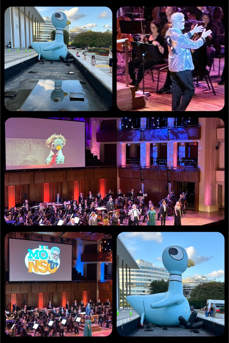 Highly recommend the new <a href="/The_Pigeon/">The Pigeon</a> Mo Willems and the <a href="/NatSymphonyDC/">National Symphony Orchestra</a>  show at the <a href="/kencen/">The Kennedy Center</a>. A delightful combination of music 🎶 comedy, and pigeon Time ☺️🐦🐷🐘