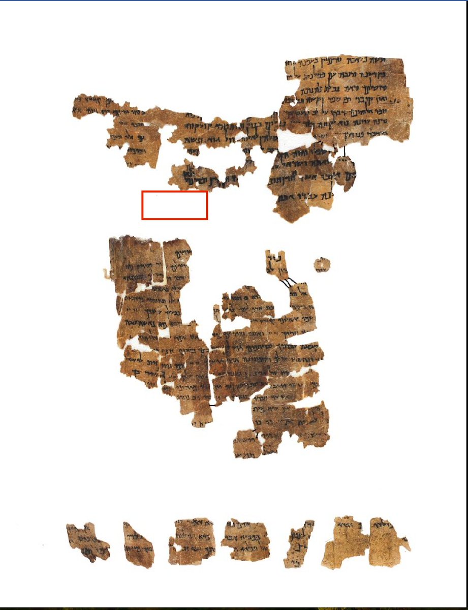 arsteinjustnes's tweet photo. #DailyLoss: #4Q176 (Tanhumim) frg 2* #MuseumPlate285 
#PAM43427
#LostDeadSeaScrollFragments https://t.co/RWUn4uu7Fv https://t.co/ho71JTim9e