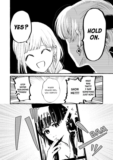 I'm trying to be normal while reading this but that's a Fem!Kacchan moment 😭 
