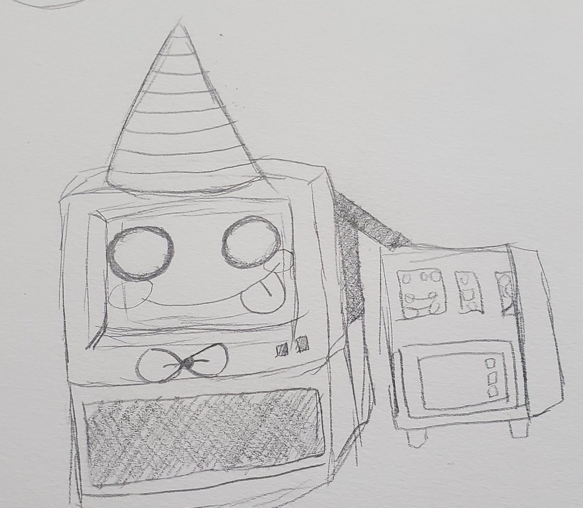 POOROARFISH's tweet image. (- @_p_AI_nter -)

He drew him somthing!