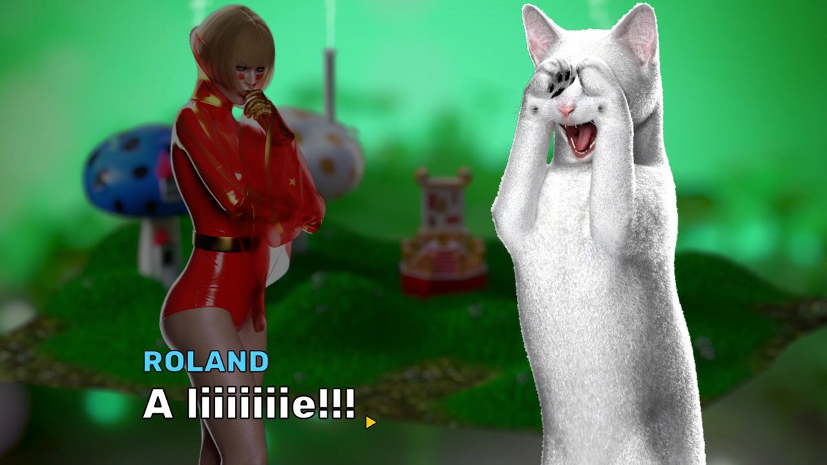 thegaygamer's tweet photo. Call me weird, but I'm getting similar vibes between #SaGaEmeraldBeyond and #AboutAnElf. At least as far as Amaya's route in the former goes. Not just talking about the female protagonists + cat familiars here, but also the silly/weird tone of the text and more. https://t.co/WbKrA2nECi