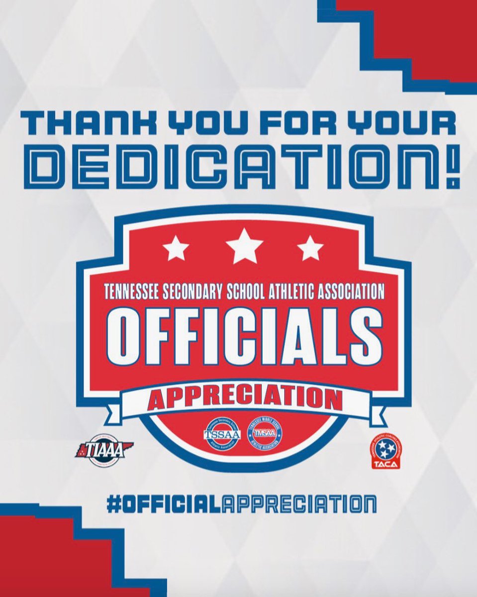 Our coaches, players, &amp; administrators are extremely appreciative for the men &amp; women who serve as @tssaasports officials! We are grateful for your service! #FallAppreciationWeek